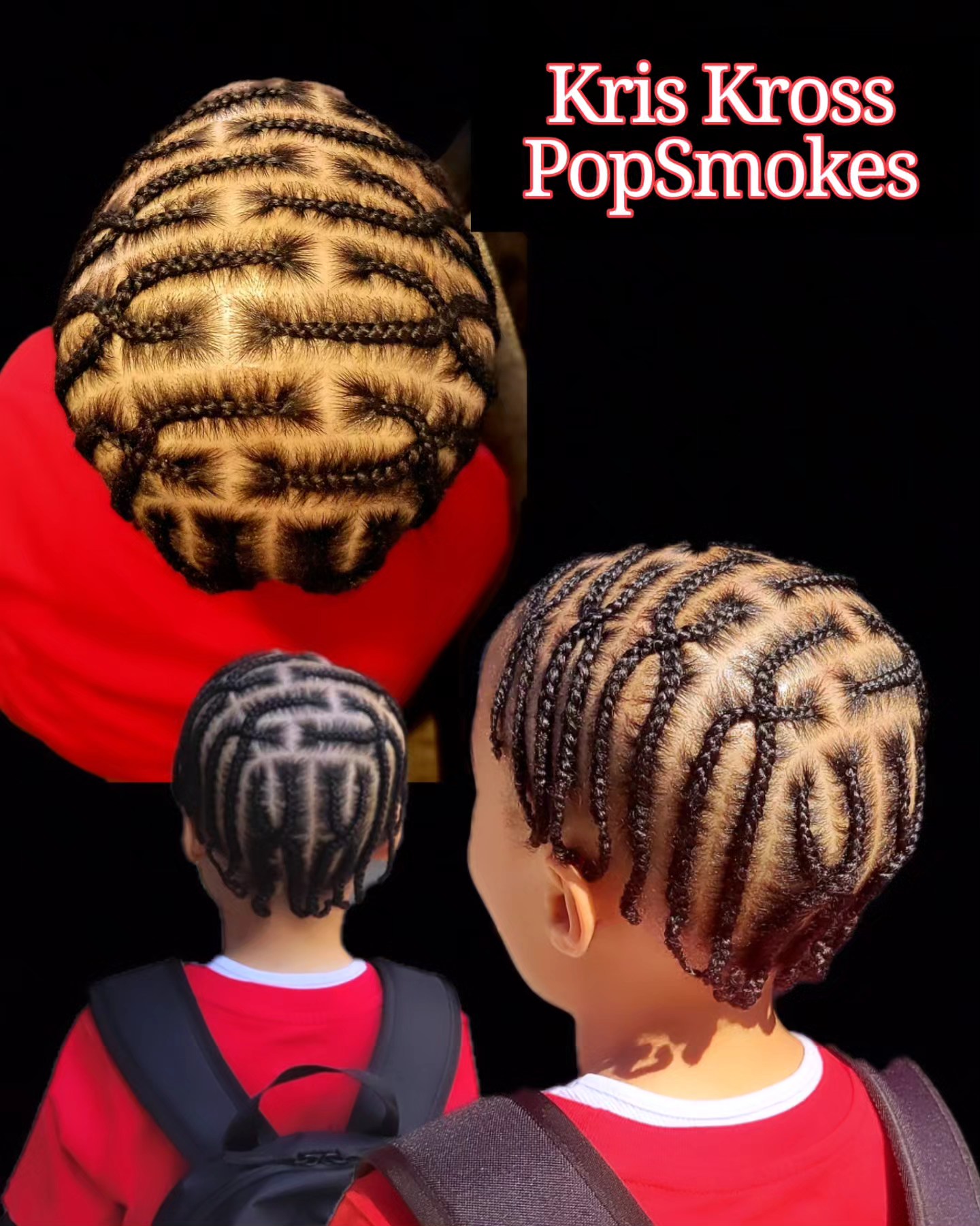 Kids cornrow patterns